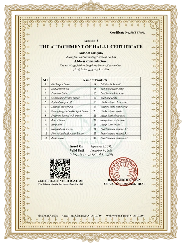 Giấy chứng nhận HALAL